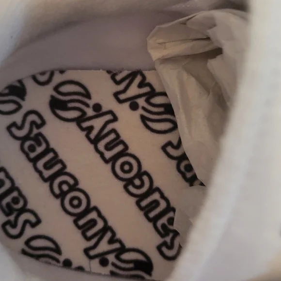 NIB Saucony Vintage Jazz Original Men's 6 Women's 7.5 White/Grey/Beige - Picture 12 of 16